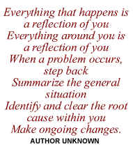 everything is a reflection of you